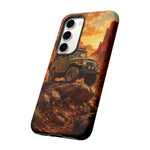 Land Cruiser FJ40 Classic 4x4 Red Rock Canyon Art Tough Phone Case