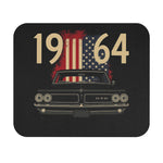 1964 Pontiac GTO Mouse Pad Classic Muscle Car USA Flag Patriotic Desk Mat
