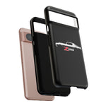 1970 Camaro Z28 White Silhouette Tough Phone Case Cover Gift