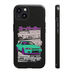 R32 Skyline GT-R Manga Style JDM Tough Phone Case Cover Gift