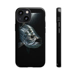 Tarpon Fishing Phone Case, Saltwater Portrait Black Cover, Gift