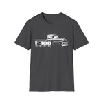 1956 F100 Classic 1950s Pickup Truck Name Badge Classic Car T-Shirt Fan Gift