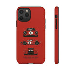 1967 GT40 Mk IV Red Race Car Tough Phone Case Cover Gift