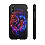 Neon Tiger and Koi Phone Case | Tough Case