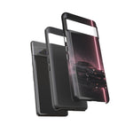 FC RX-7 Pink Neon Fog Column Tough Case