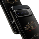 Trans Am Phone Case Black Gold, Three-View Vector Tough Cover