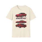 1988 IROC-Z Camaro T-Shirt | Vintage 80s Red Muscle Car Trio Tee