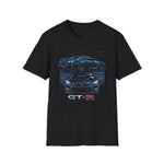 GT-R Dual View Graphic T-Shirt Modern Performance Car Street Racing Style Tee