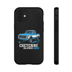 Chevy K10 Cheyenne Super Blue Classic Truck Tough Phone Case