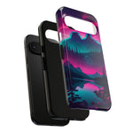 2 Rounds Canada Retina Artwork Vaporwave Phone Case – Landscape Aesthetic