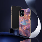 Floating Pool Deck Phone Case, Pastel Cloud 3D Render Cover