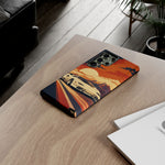 Retro Sunset Countach phone case | Sports car tough cover