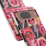 Pop Art Lips and Lightning Bolt Phone Case