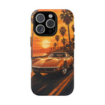 Orange Corvette C3 Stingray Sunset Palms Phone Case