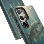 Largemouth Bass Phone Case, Sunlit Underwater Tough Cover, Gift