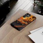 Orange Corvette C3 Stingray Sunset Palms Phone Case