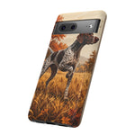 German Shorthaired Pointer Pointing Art Tough Phone Case
