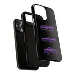 MK4 Supra Phone Case Purple, Three-View Vector Cover