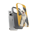 Sheepdog Hair Flip Phone Case Funny Dog Lover Gift