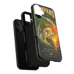 Golden Pompano Fish Phone Case | Coastal Sunset Surf Illustration