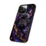 French Bulldog Galaxy Marble Art Tough Phone Case