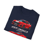 Red 2025 GT350 Muscle Car T-Shirt | Racing Mustang Graphic Tee