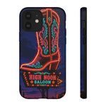 Neon Cowboy Boot phone case | High Noon Saloon design