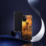 Rhodesian Ridgeback African Savanna Art Tough Phone Case