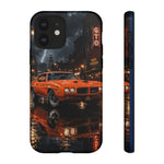 70 GTO Judge Phone Case, Rainy City Night Muscle Car Cover