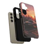 R32 Skyline GT-R Phone Case Sunset City Tough Cover Gift Art