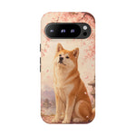 Akita Cherry Blossom Phone Case Sakura Dog Lover Gift