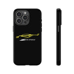 Yellow C8 Z06 Phone Case for Chevy Fans, Tough Protective Cover