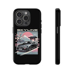 R34 Skyline GT-R Sakura Mountain JDM Tough Phone Case Gift