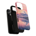 Mount Fuji Dawn Reflection Art Tough Phone Case