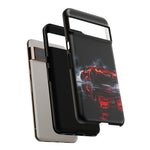 Z06 C8 Phone Case, Red Smoke Studio Reflection Cover