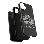 White S2000 Roadster Collage JDM Tough Phone Case Cover Gift