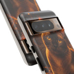 Burmese Golden Sable Portrait Art Tough Phone Case