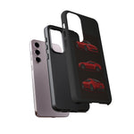 Red 370Z Sports Coupe Tough Phone Case for JDM Enthusiasts