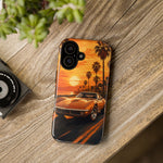 Orange Corvette C3 Stingray Sunset Palms Phone Case
