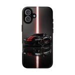 Camaro ZL1 Phone Case, Black Red Racing Stripe Studio Cover, Gift