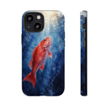 Red Snapper Fishing Phone Case Saltwater Angler Tough Gift
