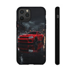 Charger Hellcat Widebody Red Rain Art Phone Case