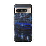 Skyline GT-R R34 Bayside Blue Tokyo Night Art Tough Phone Case