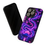 Neon Dragon Smoke Trail Vaporwave Art Tough Phone Case