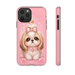 Shih Tzu Princess Kawaii Chibi Puppy Pet Dog Art Tough Phone Case