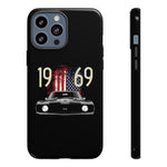 1969 Camaro SS American Flag Tough Phone Case Cover Gift Art