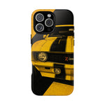 Z28 Yellow Camaro Retro Poster Tough Phone Case