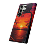 Basketball Court Sunset Phone Case | Tough Phone Case