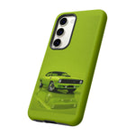 Green Cuda Muscle Car phone case for Gear Heads