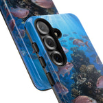 Snapper Reef Phone Case, Sunlit School Ocean Fishing Tough Cover